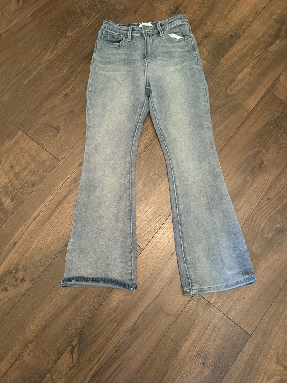 Light Blue Kids Flare Jeans - Casual Everyday